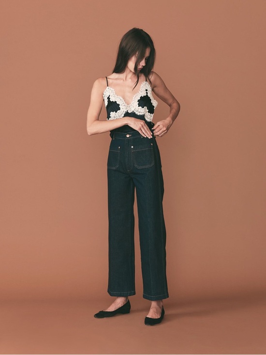 Doen Denim - Doen Newport High Rise Wide Leg Jeans